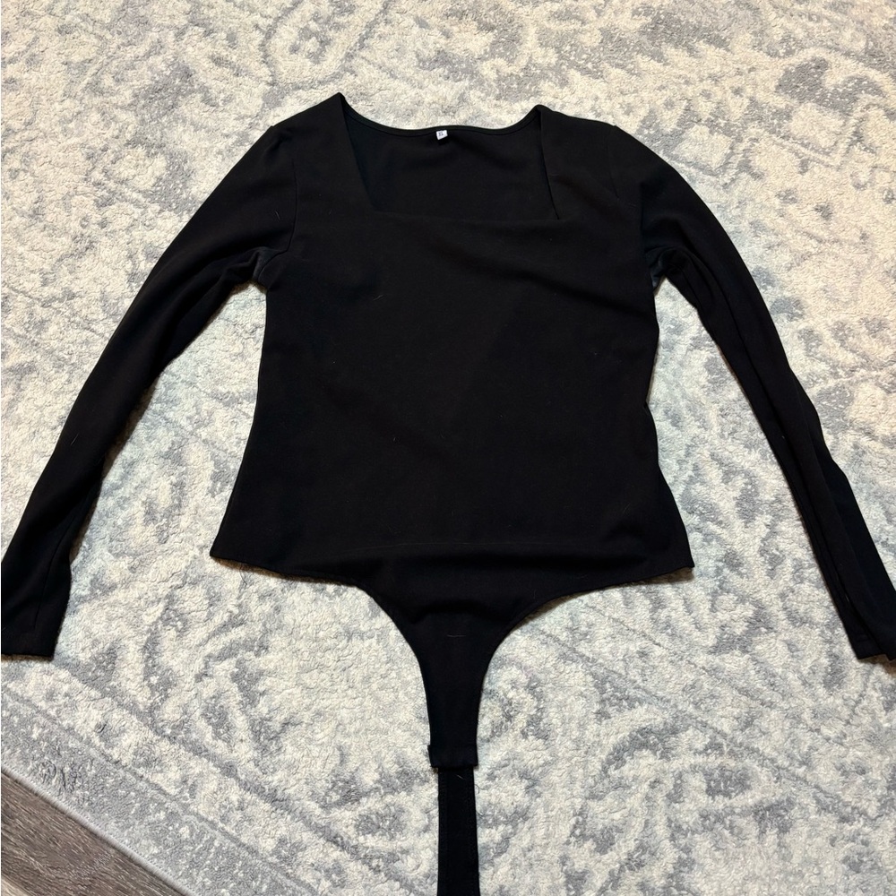 Black Long Sleeve Bodysuit
